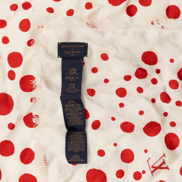 Louis Vuitton x Yayoi Kusama, sjal, "Infinity Dots Scarf".