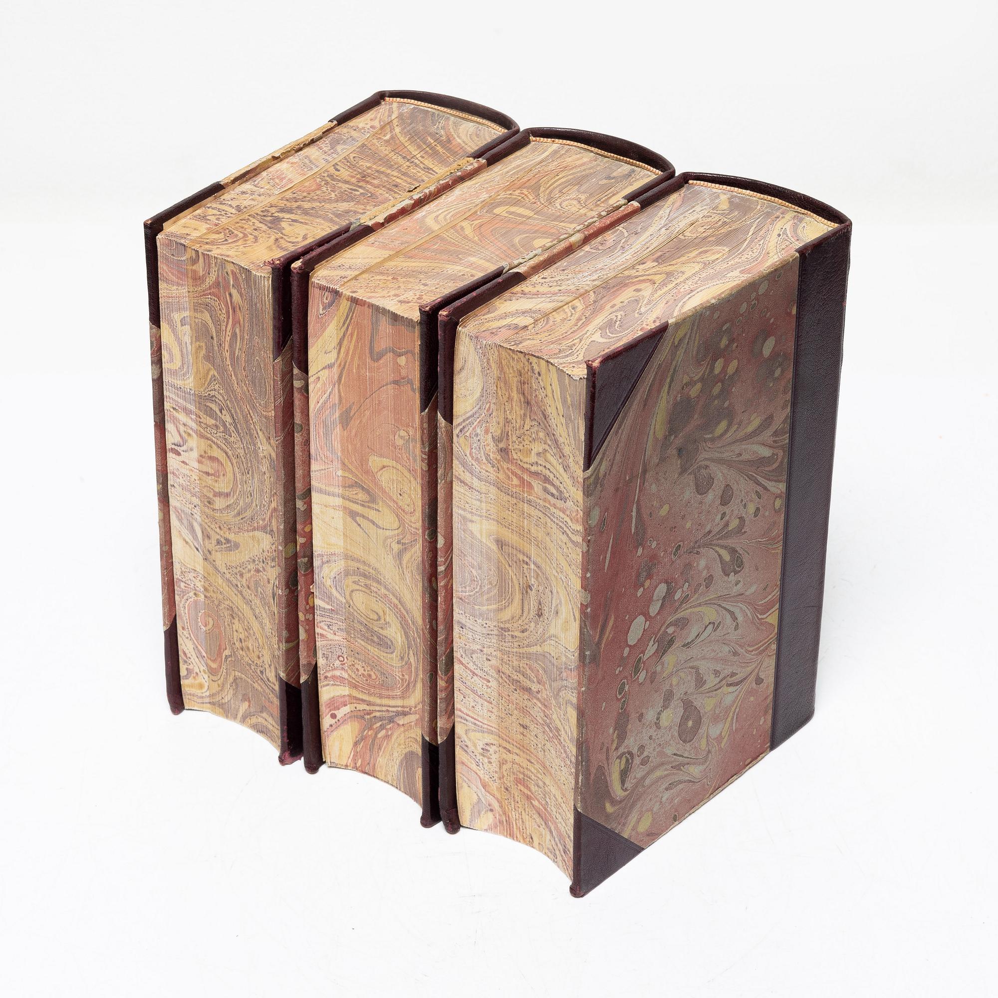 Books, 3 volumes. C.A.M. Lindman, *Bilder ur Nordens Flora*, 1922 and 1926 respectively.