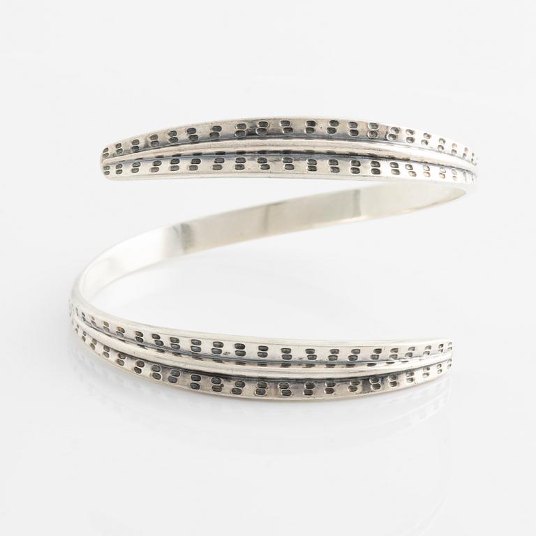 David Andersen, armring, sterlingsilver, Norge.