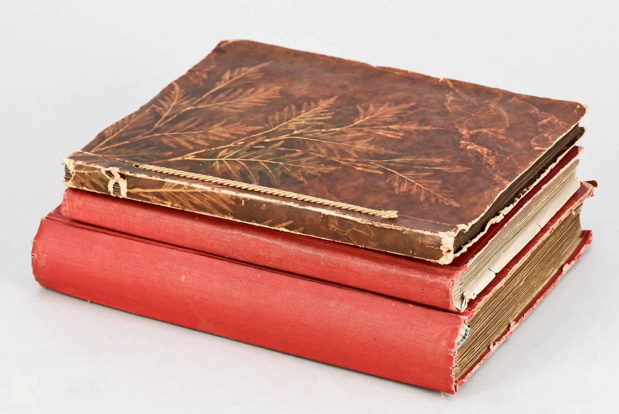 BREFKORTSALBUM 3 st MED VYKORT, tidigt 1900-tal till 1930-tal.