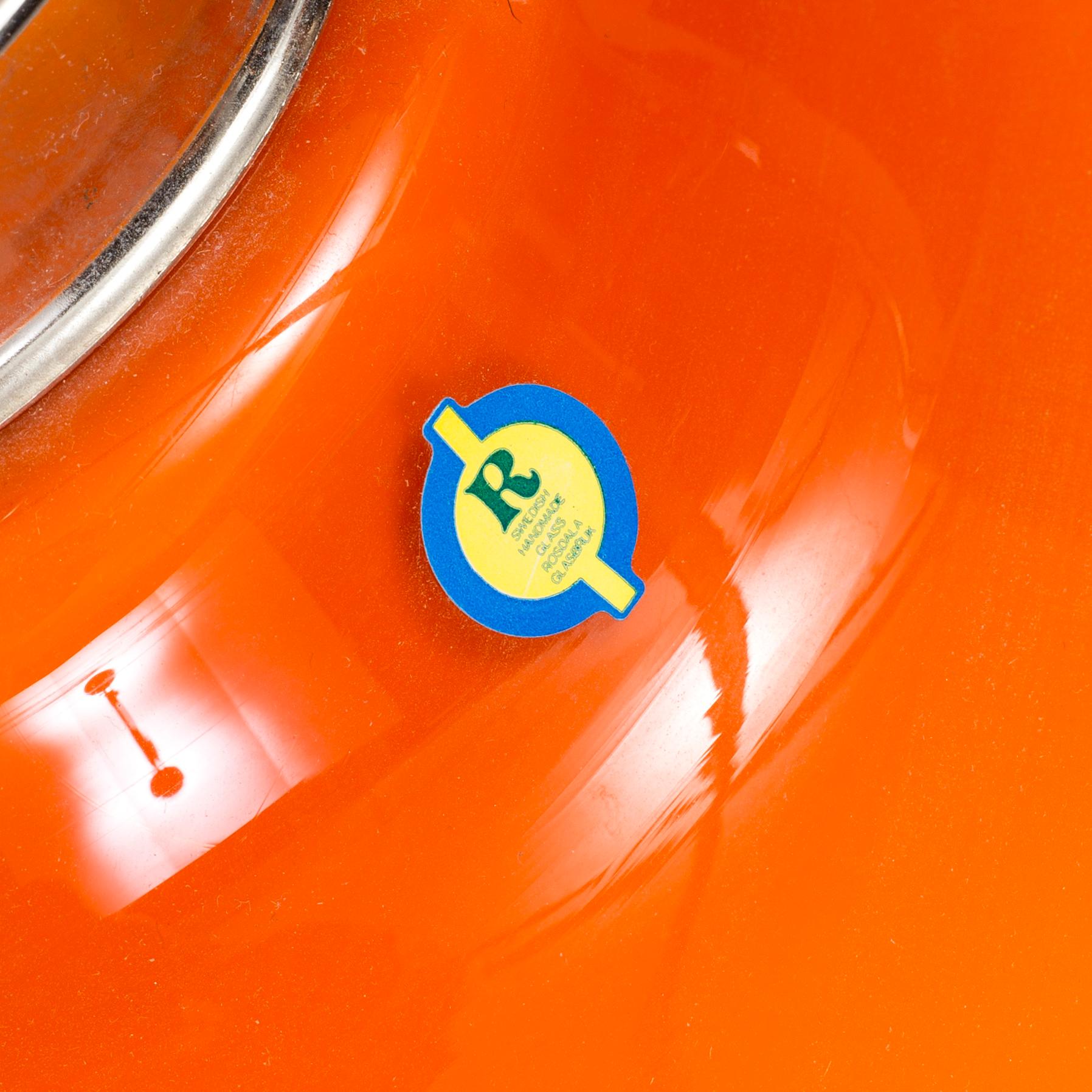 TAKLAMPA, Rosdala glasbruk, 1900-talets andra hälft.