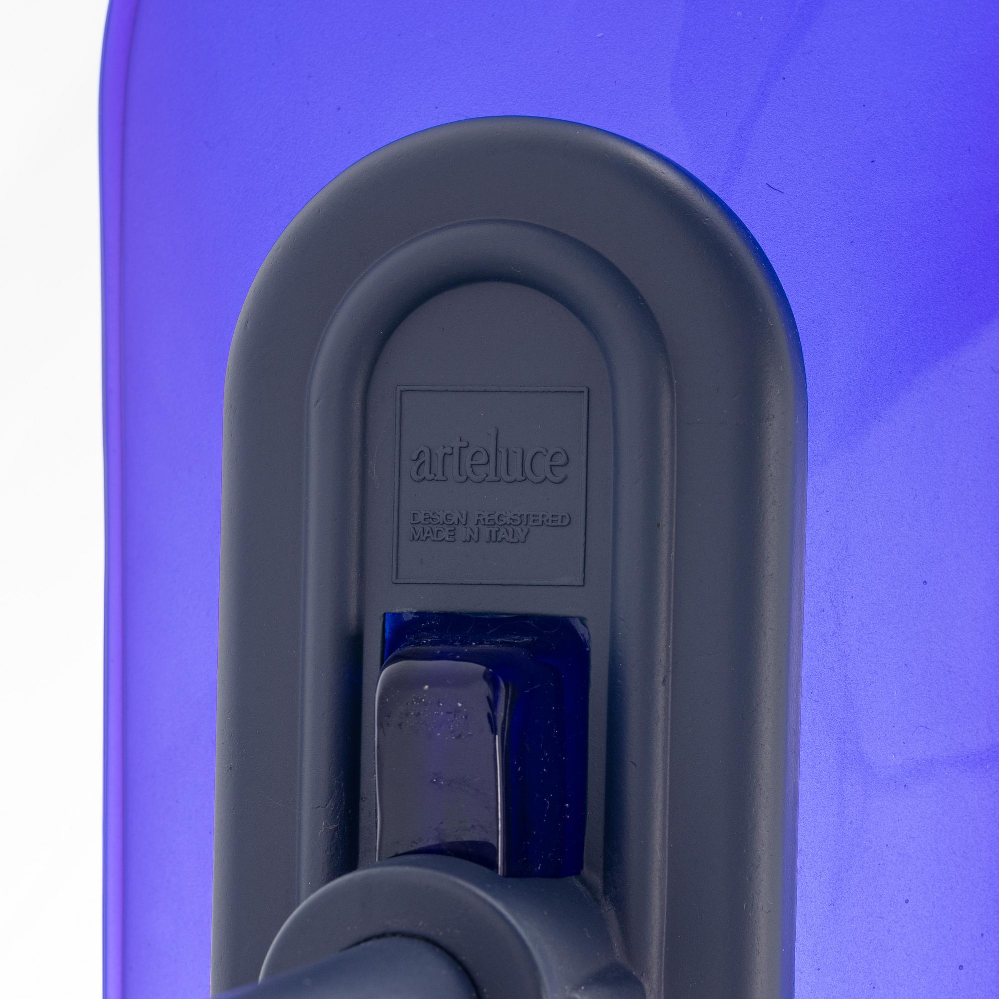 Perry King, Santiago Miranda & Gianluigi Arnald, golvlampor, ett par, "Jill", Arteluce, Italien.