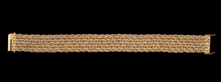 ARMBAND, 18 k guld, svenska stämplar. Vikt ca 37 g.
