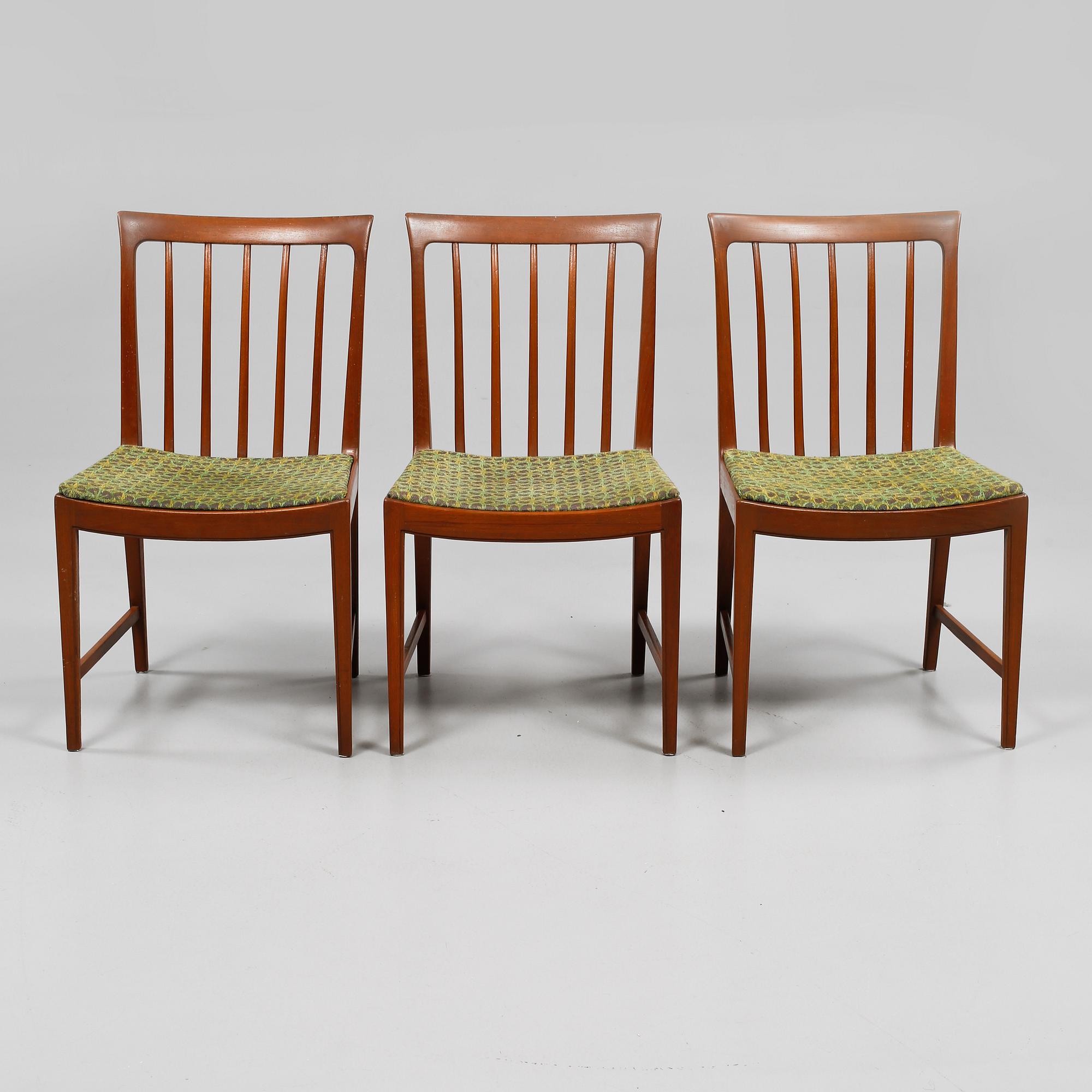 STOLAR, 3 st, Bertil Fridhagen, Bodafors, 1963.