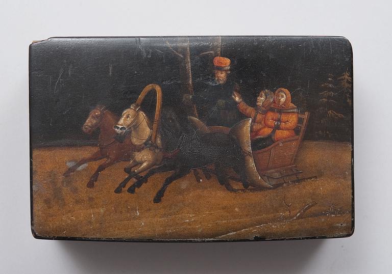 A LACQUER BOX.