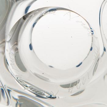 TIINA NORDSTRÖM, a 'Candy bowl' art glass signed Tiina Nordström 1994, Nuutajärvi.