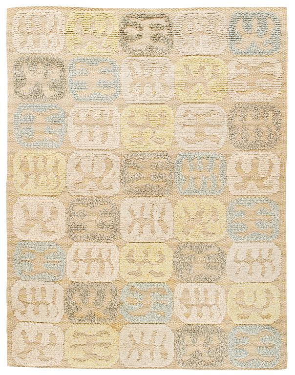 MATTA. Reliefflossa. 219 x 168 cm. Firma Örebro Vävnader, 1900-talets förra hälft.