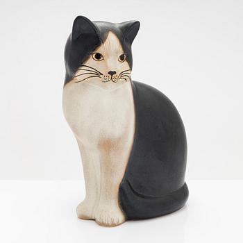 Lisa Larson, A cat figurine, K-Studio, Gustavsberg.