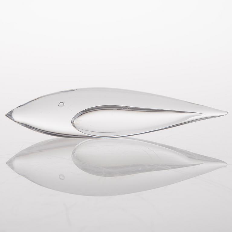 A Glass Fish, signed Kosta 91623 Lindstrand.