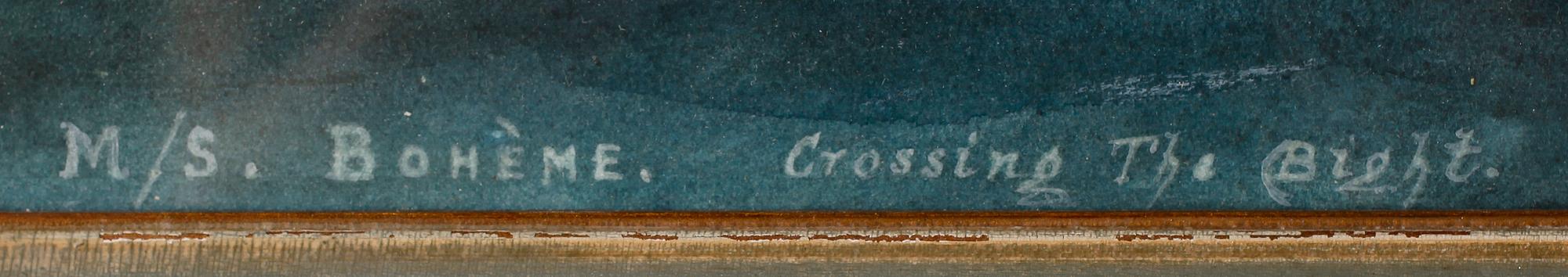 ARTHUR VICTOR GREGORY, akvarell, signerad.