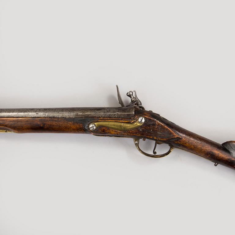 A swedish flintlock rifle early 1800s.