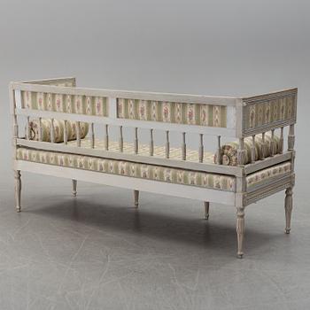 A SOFA, late gustavian, early 19th century.