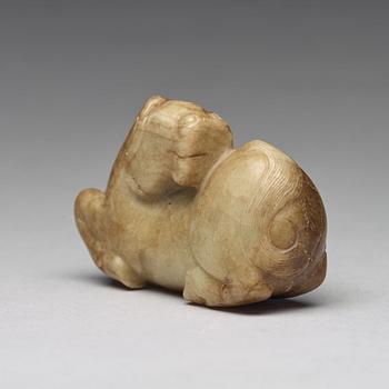FIGURIN, nefrit. Mingdynastin (1368-1644).