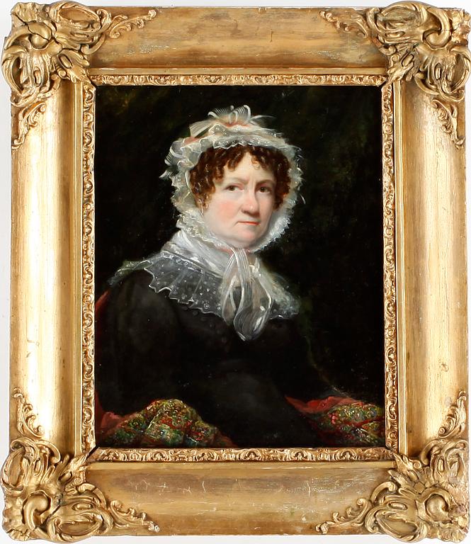 OKÄND KONSTNÄR, olja på duk, 1800-talets första kvartal.