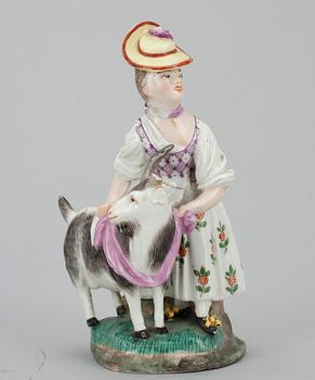 FIGURIN, porslin Tyskland, Höchst, 1700-talets slut.