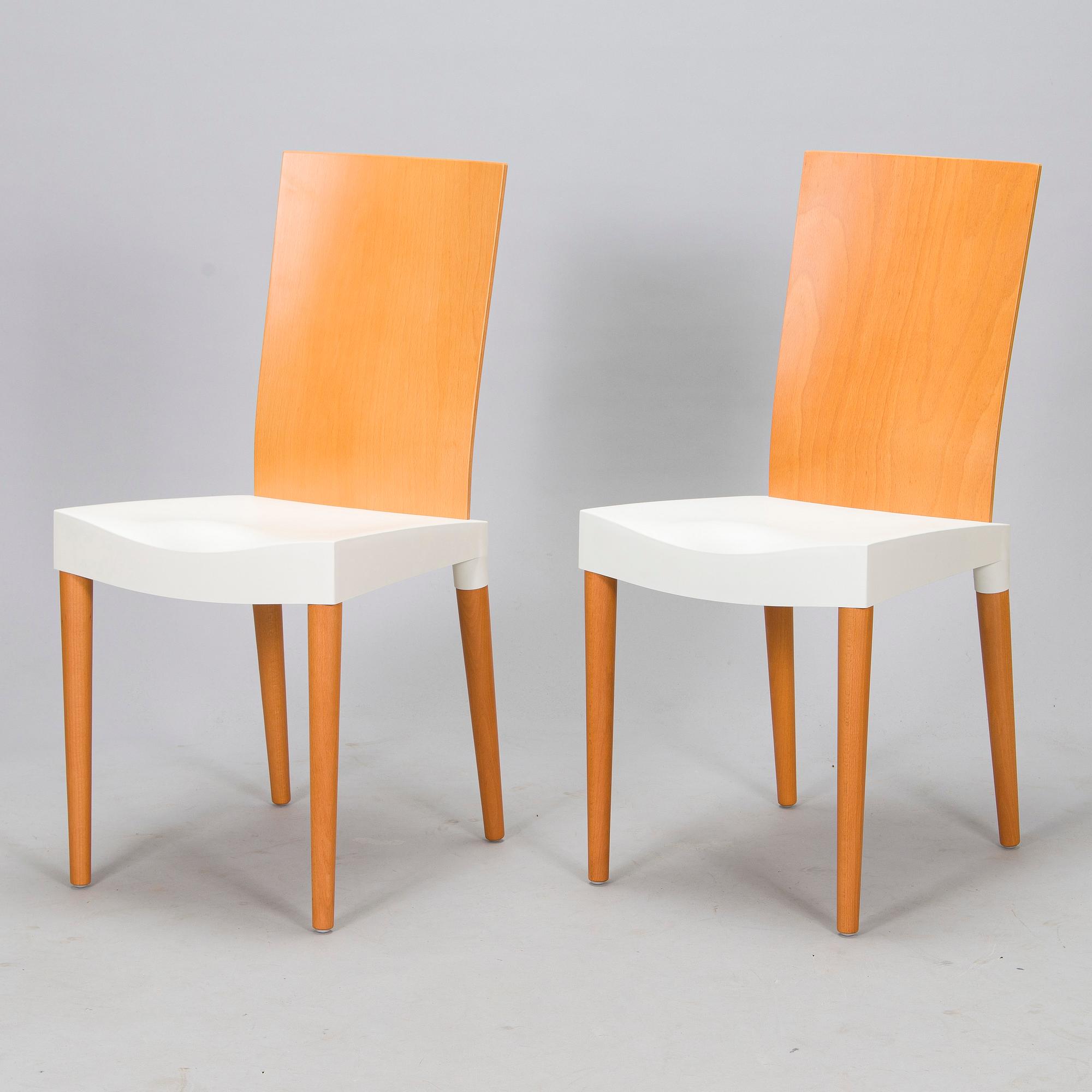 Philippe Starck, a pair of 'Miss Trip' chairs for Kartell. - Bukowskis