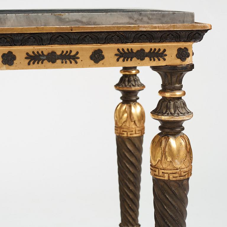 KONSOLBORD, Stockholmsarbete omkring år 1800, Sengustavianskt.
