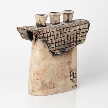 Börje Berglund, candelabrum, ceramic.