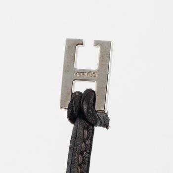 Hermès, Two leather bracelets.