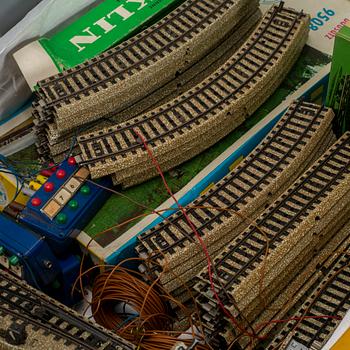 MÄRKLIN, H0, Lok, vagnar och räls.