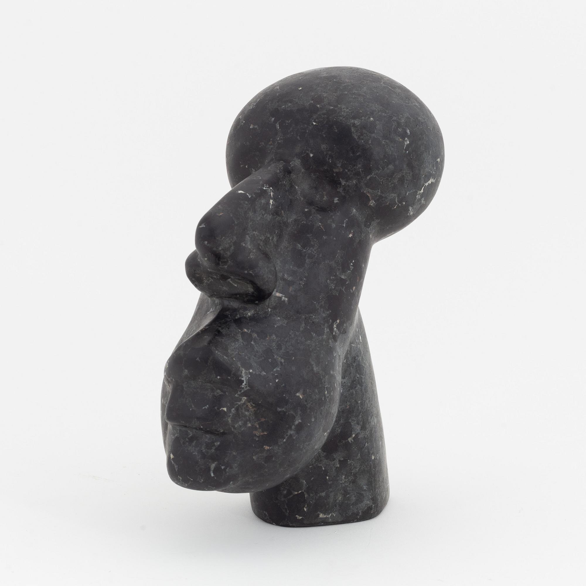 Heikki Virolainen, sculpture, stone, signed HWV and dated 1978.