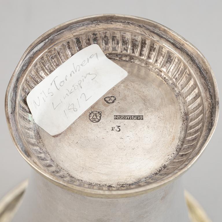 A silver beaker by Nils Tornberg, Linköping 1810.