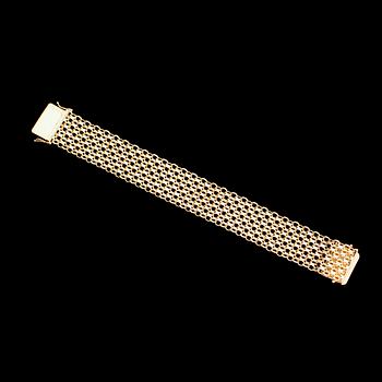 ARMBAND, 18 k guld, TC, Stockholm 1976. Vikt 39 gram.