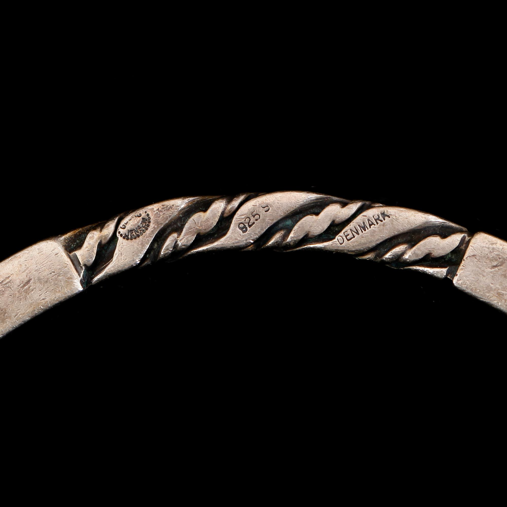 ARMRING, silver, Georg Jensen, Danmark.