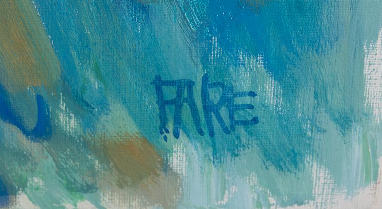 Leopold Fare, "Pinjeträd, Lanzarote".