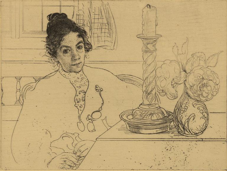 Carl Larsson, "En konstnärshustru".