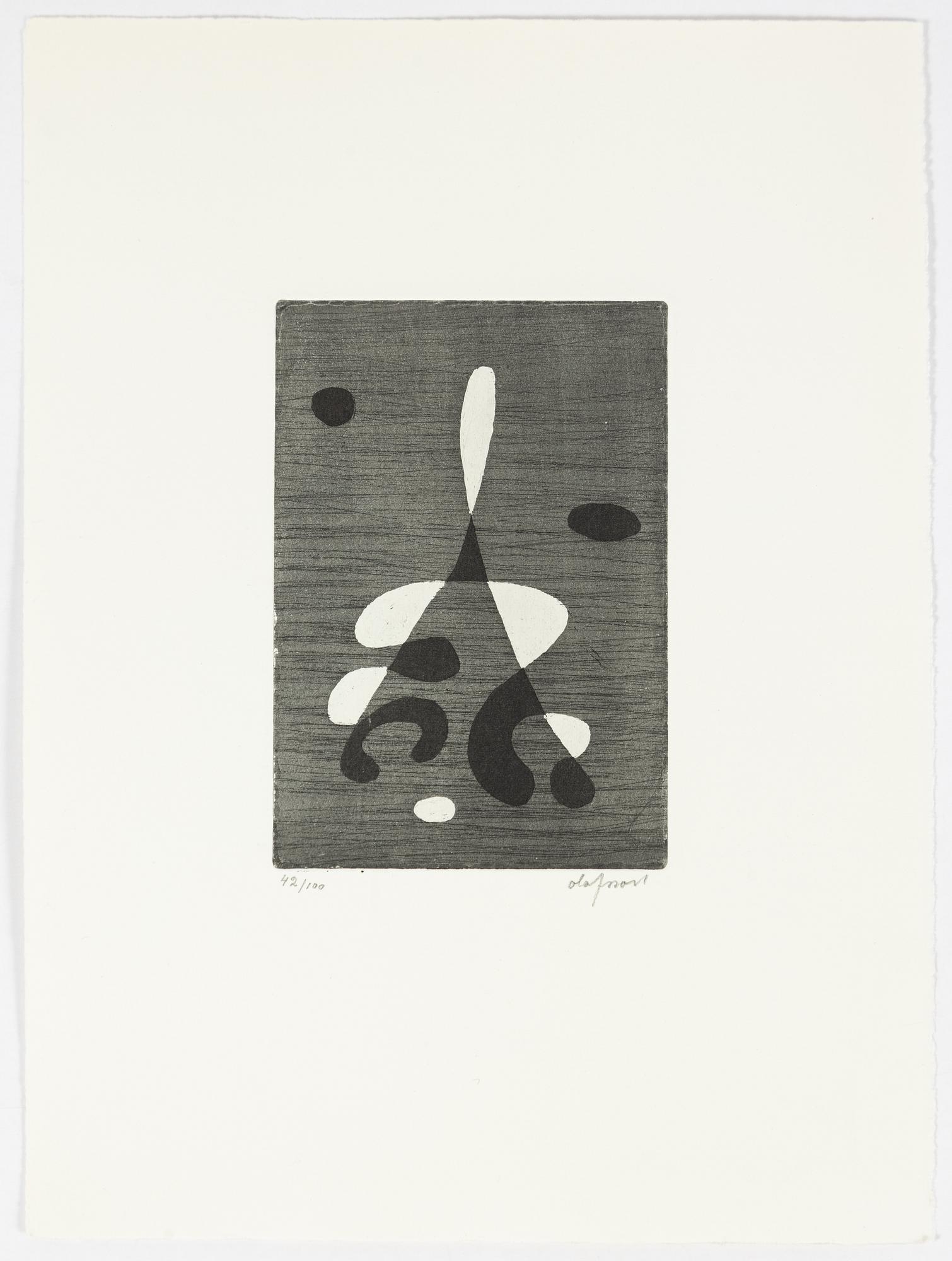 Pierre Olofsson, "Vindhäxor". mapp med 5 färgestningar.