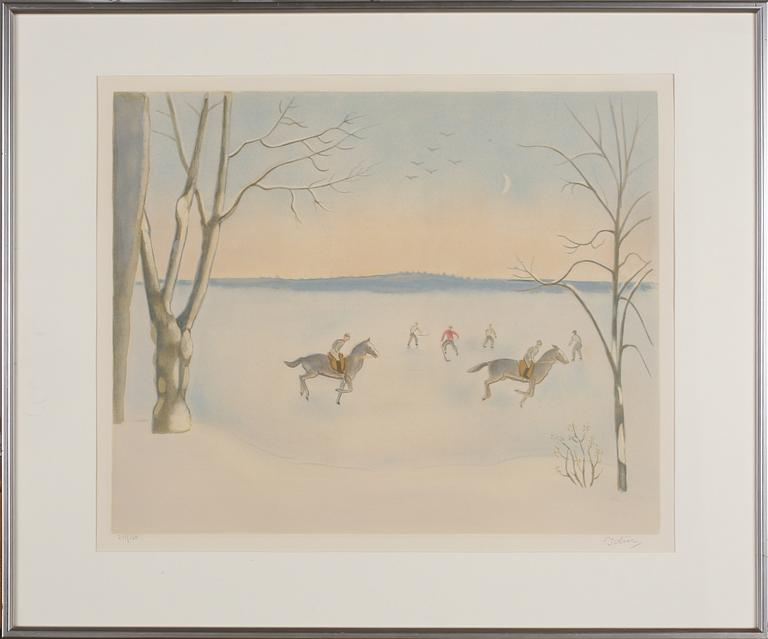 EINAR JOLIN, färglitografi, signerad och numrerad 211/360.