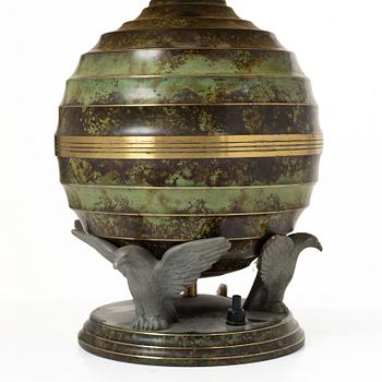 An Art Deco table lamp, 1920s/30s.