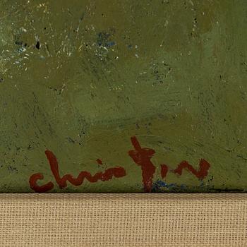 PIERRE CHRISTIN, oil on canvas, signed Christin.