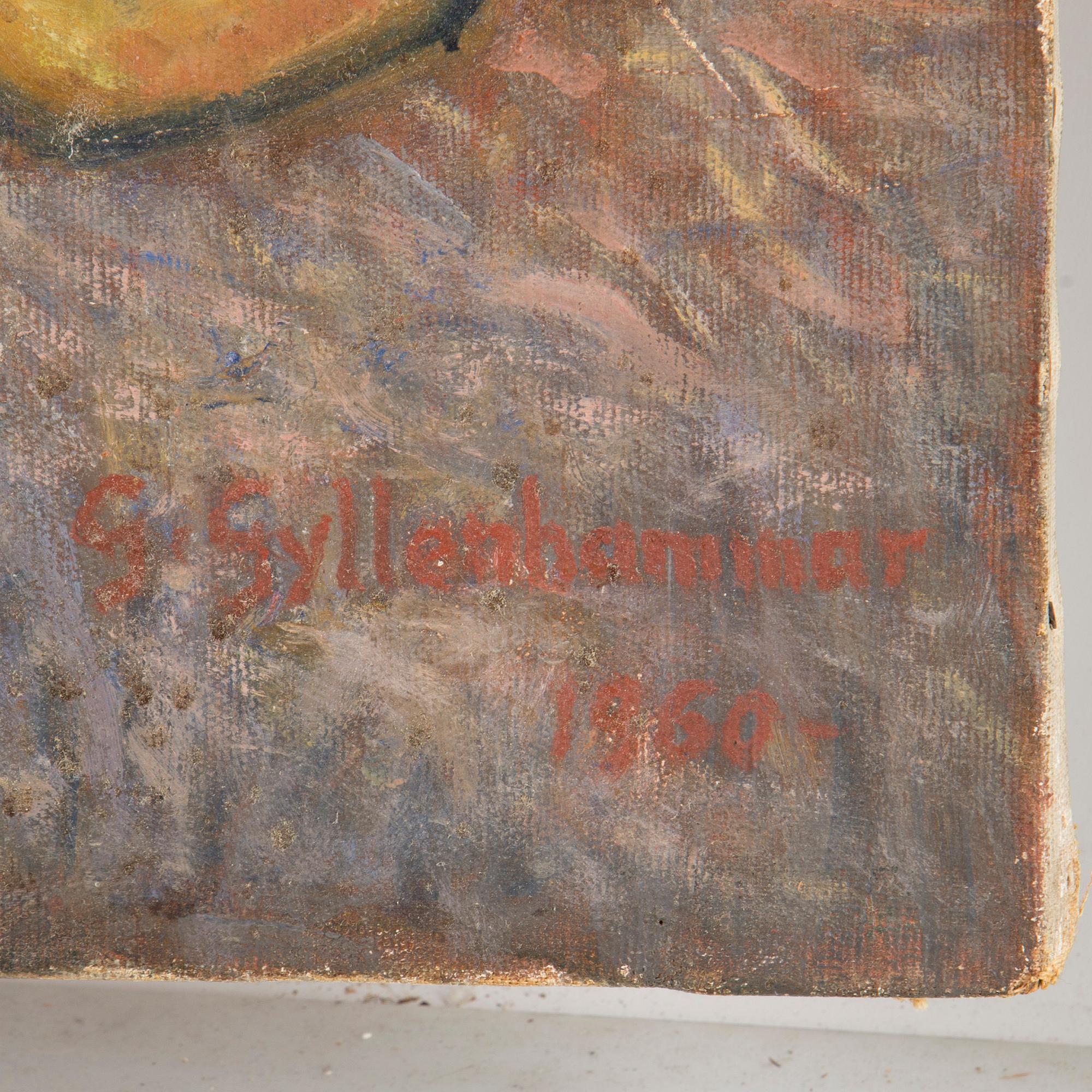 GERHARD GYLLENHAMMAR, oil on canvas, signed and dated 1950.