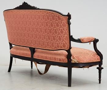 SOFFA, Louis XVI-stil, omkring 1900.