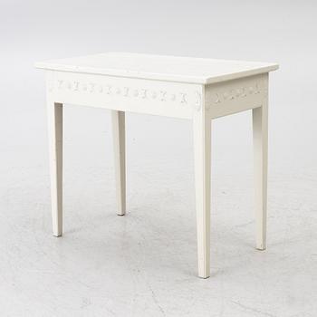 Desk with a drawer in the frieze, Late Gustavian style, 19th century.