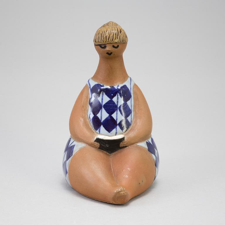 A stoneware figurine by Lisa Larson for Gustavsberg, called "Amalia" and produced from 1958 thru 1973.