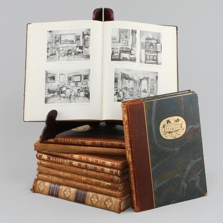 BOKVERK, "Svenska Hem i Ord och Bild", 10 volymer, 1910/1920-tal.