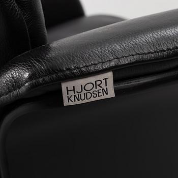 Hjort Knudsen, fåtölj och fotpall, Danmark.