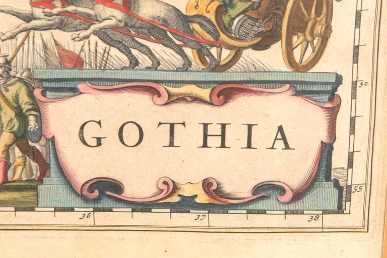 J Blaeu/A Bure map "Gothia".