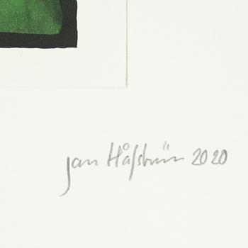 Jan Håfström, färgetsning, 2020, signerad 45/50.