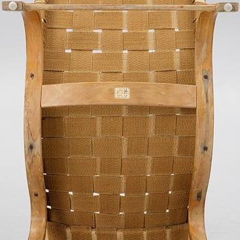 Bruno Mathsson, fåtölj, "Vilstol mod. 36", Firma Karl Mathsson, Värnamo, 1938.