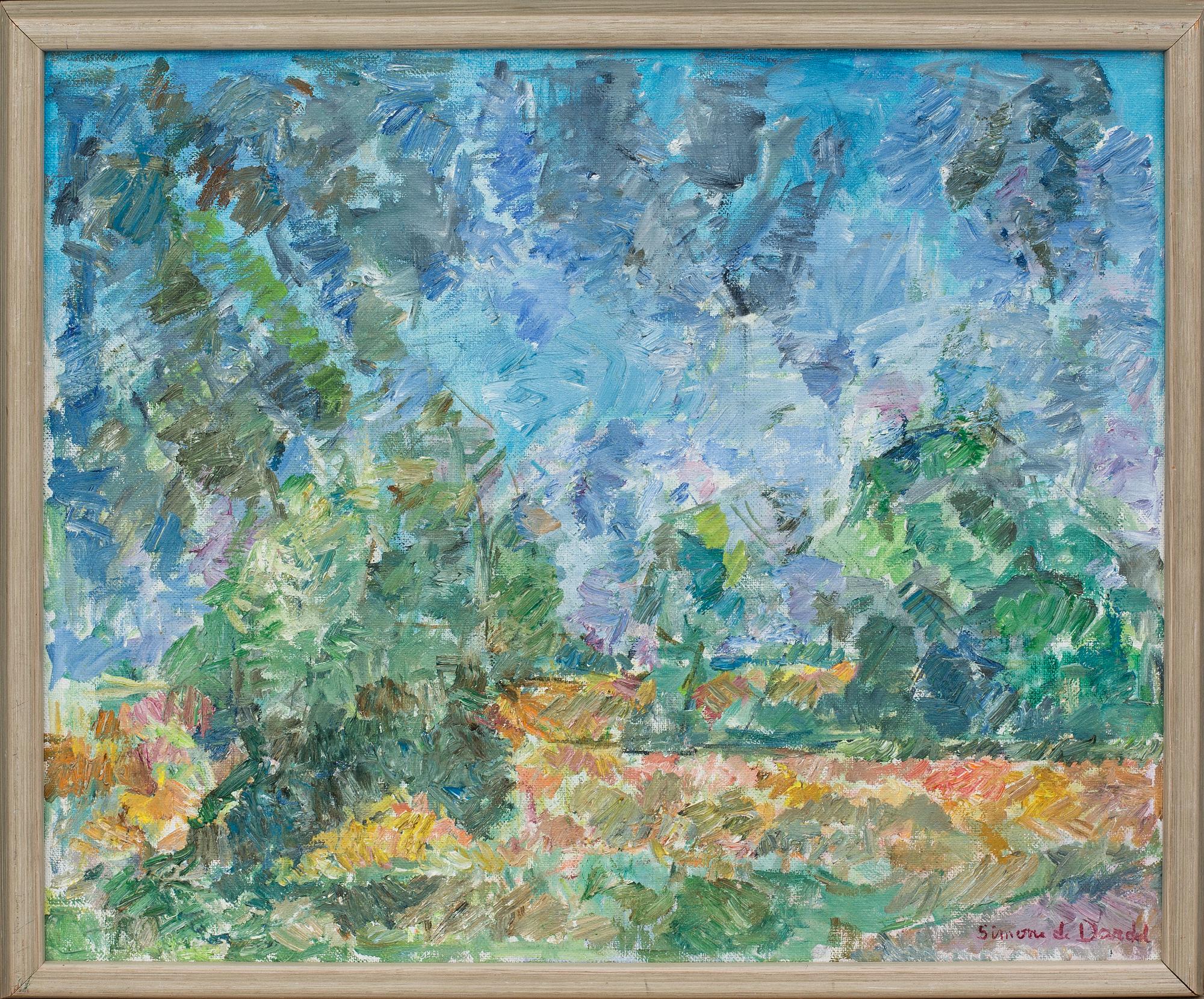 SIMONE DE DARDEL, a signed oilpainting.