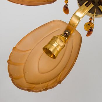 Paavo Tynell, taklampa modell 1469/5, Taito, 1930-tal.