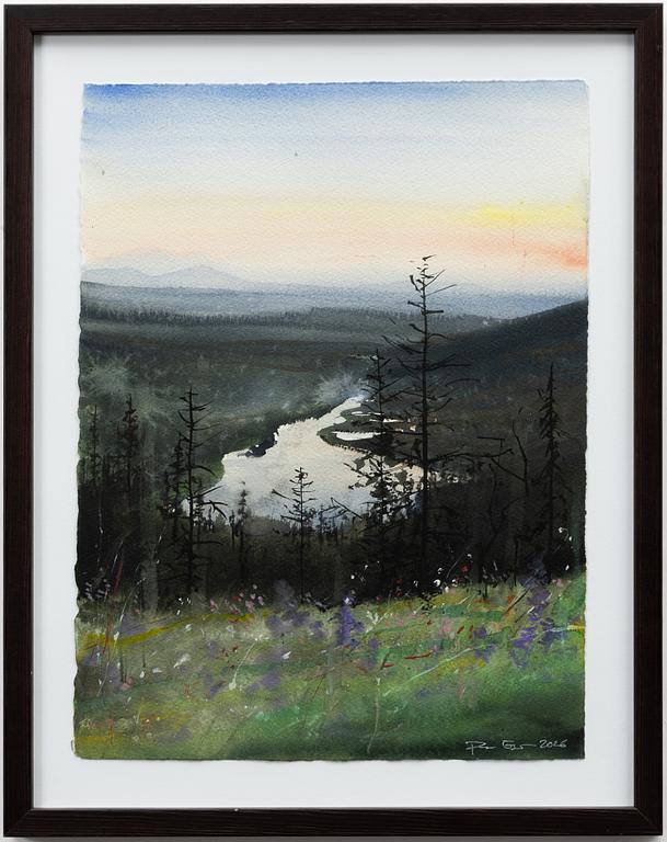 Peter Eugén, View over Åresjön.