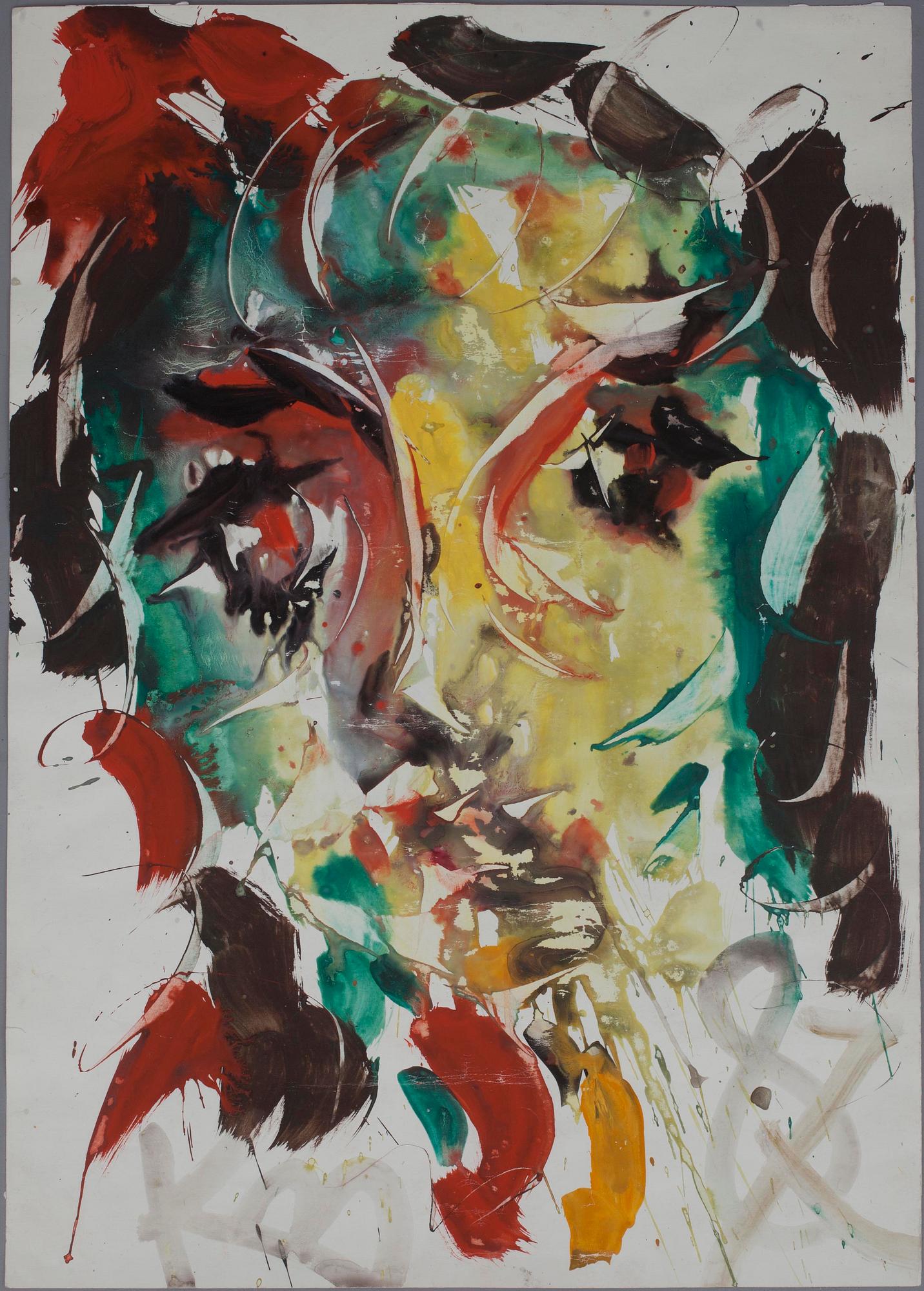 ANATOLE ZVEREV, gouache, signerad och daterad -81.