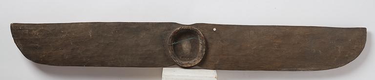 Plankmask, "Nwantantay", enligt uppgift ifrån Bwa, Burkina Faso, 1900-talets andra hälft.