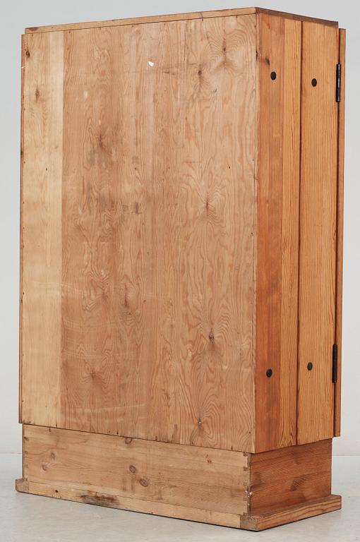 An Axel Einar Hjorth pine cabinet, Nordiska Kompaniet, Stockholm 1930's.