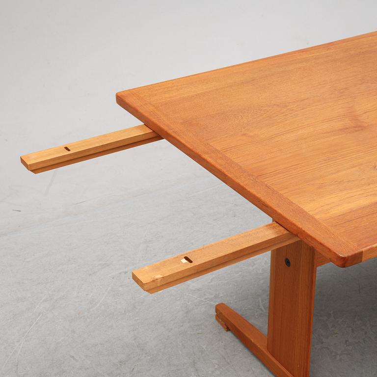 A teak dining table, Ulferts, Tibro, second half of the 20th century.